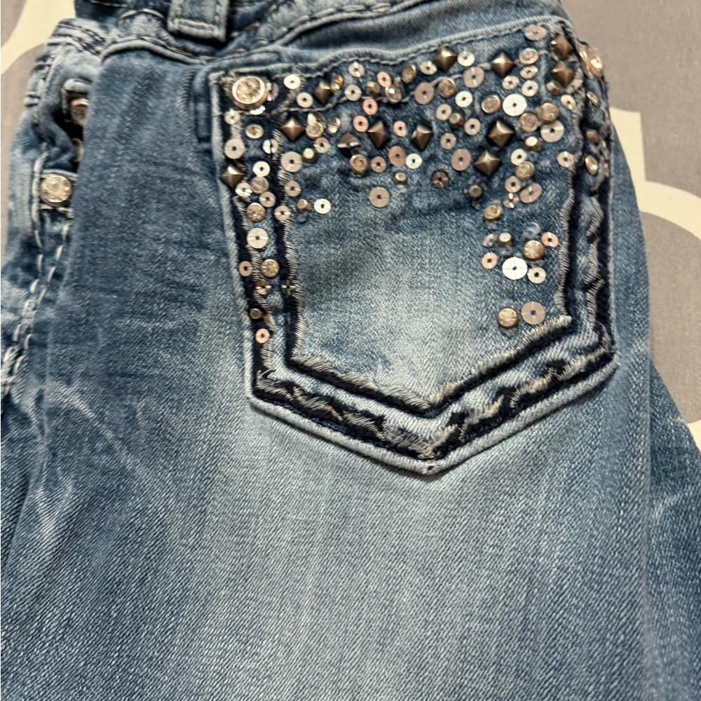 Embellished Blue Jeans - Picture 2 of 8